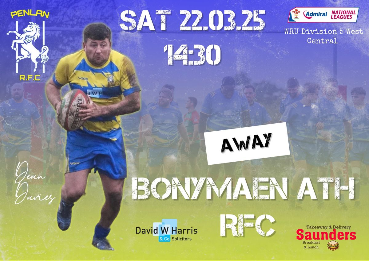 Bonymaen Athletic RFC Vs Penlan RFC 