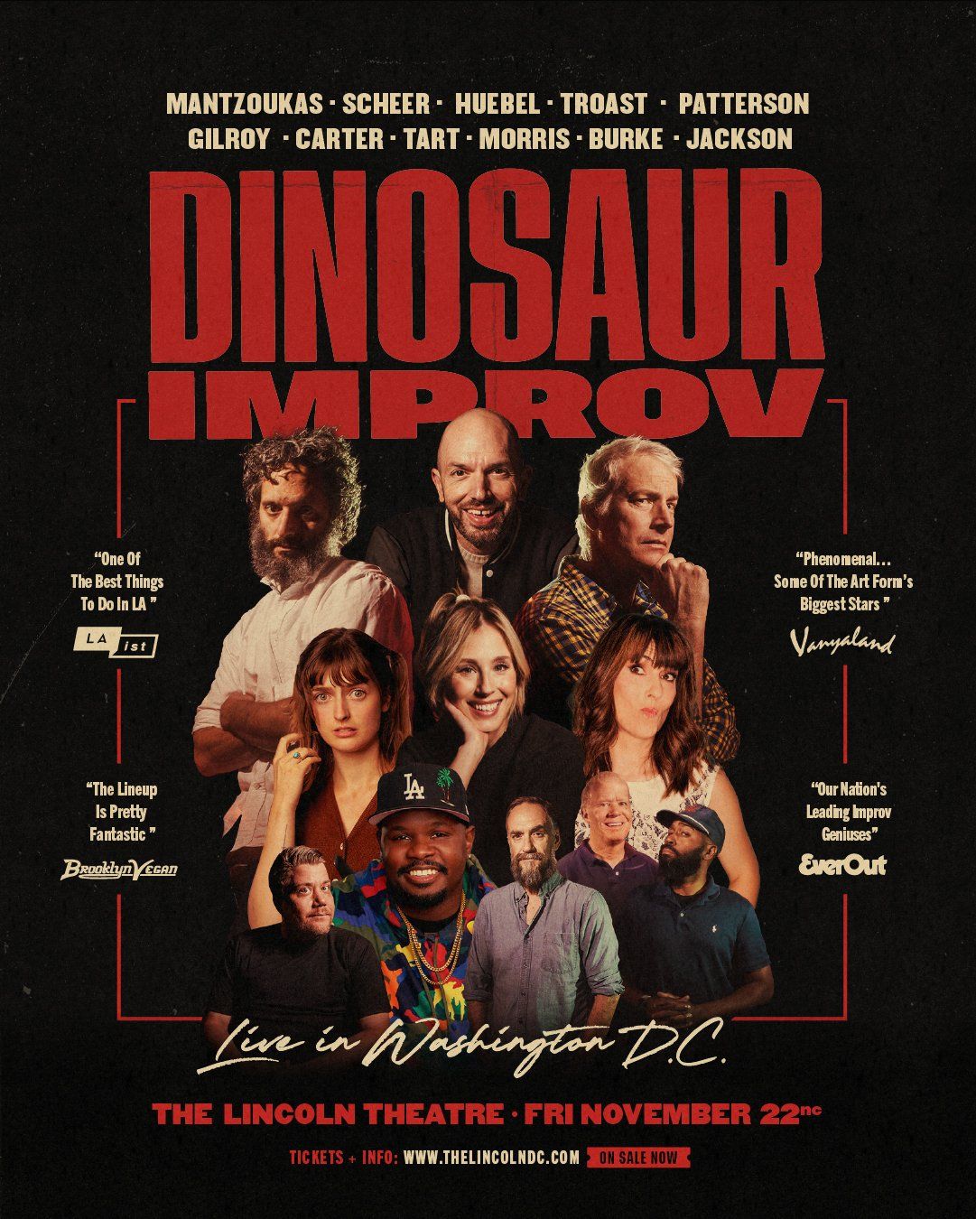 Dinosaur Improv at Lincoln Theatre DC