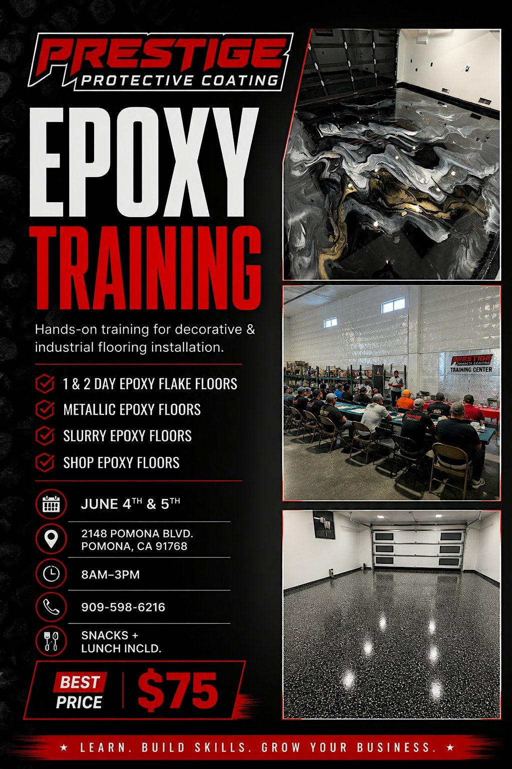 Epoxy Training California Class