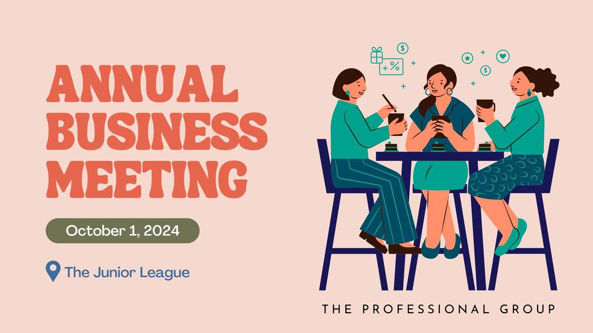 TPG Annual Business Meeting - MEMBERS ONLY