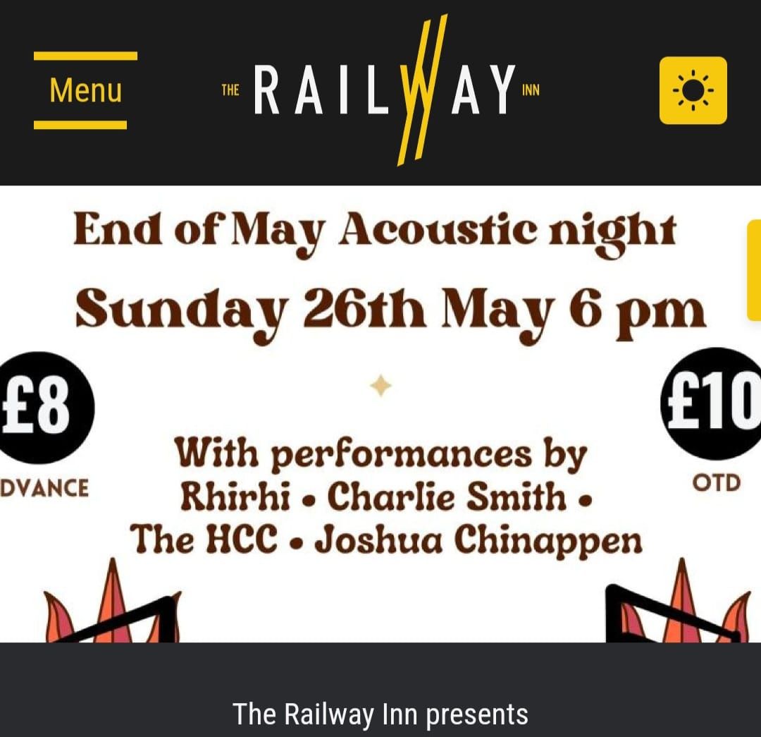 The HCC @The Railway Inn Acoustic set