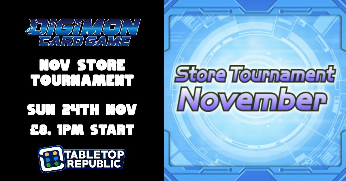 Digimon: November Store Tournament