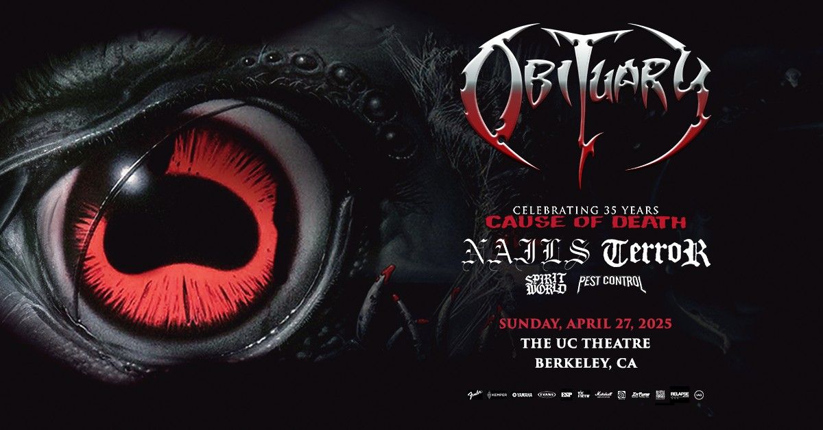 OBITUARY "35 YEARS OF CAUSE OF DEATH" TOUR