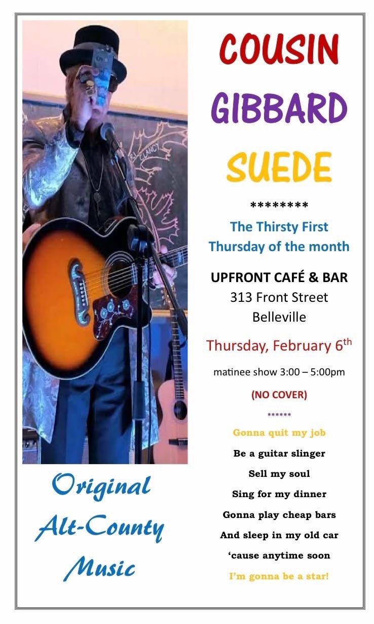 First Thursday with Cousin Gibbard Suede