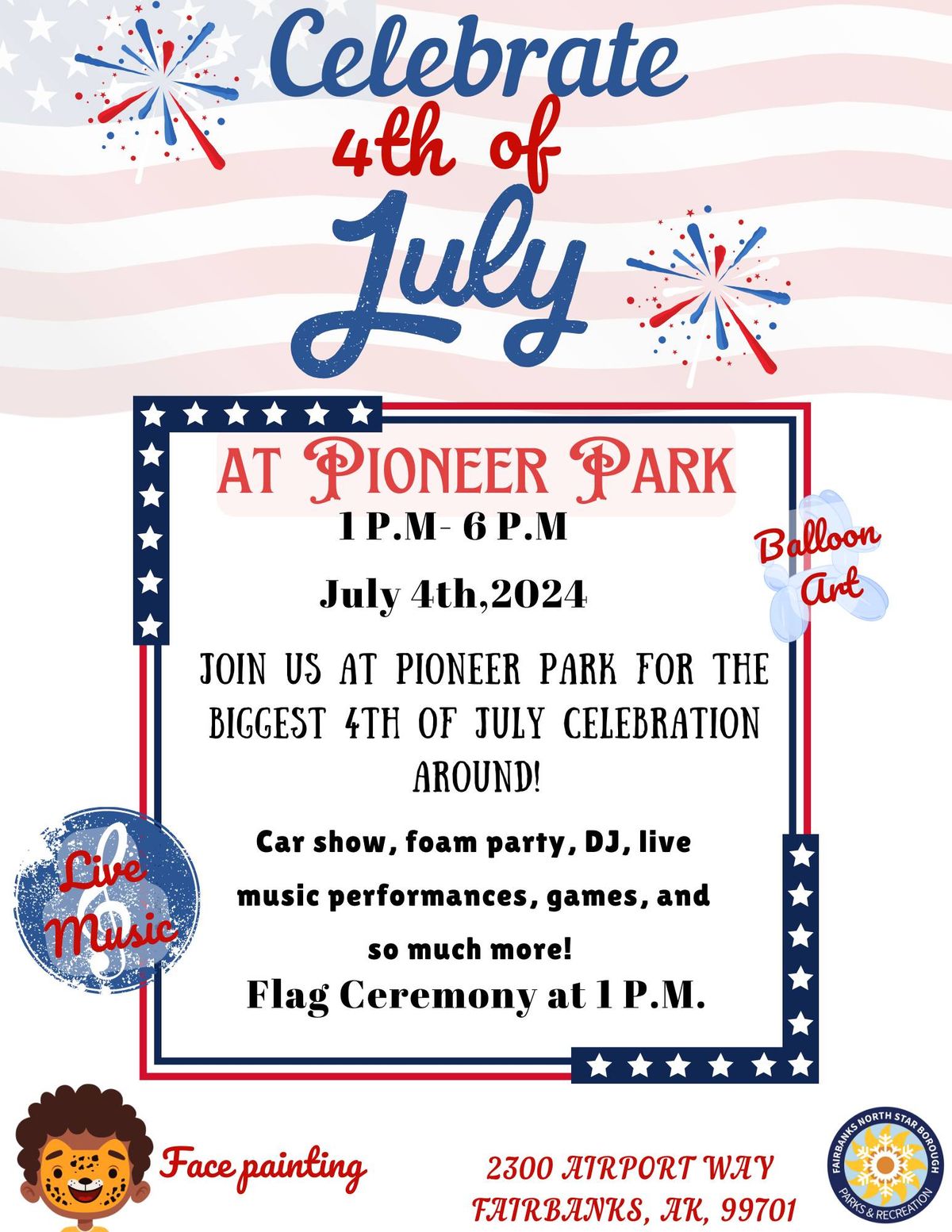 Pioneer Park's 35th Annual 4th of July Community Celebration