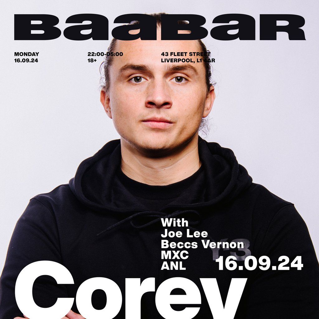 Baa Bar Presents: Corey James