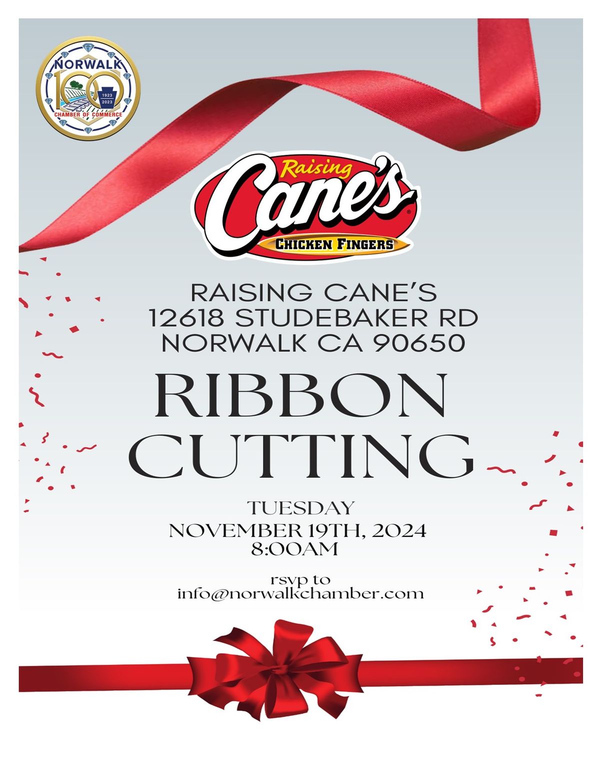 Raising Cane's Ribbon Cutting