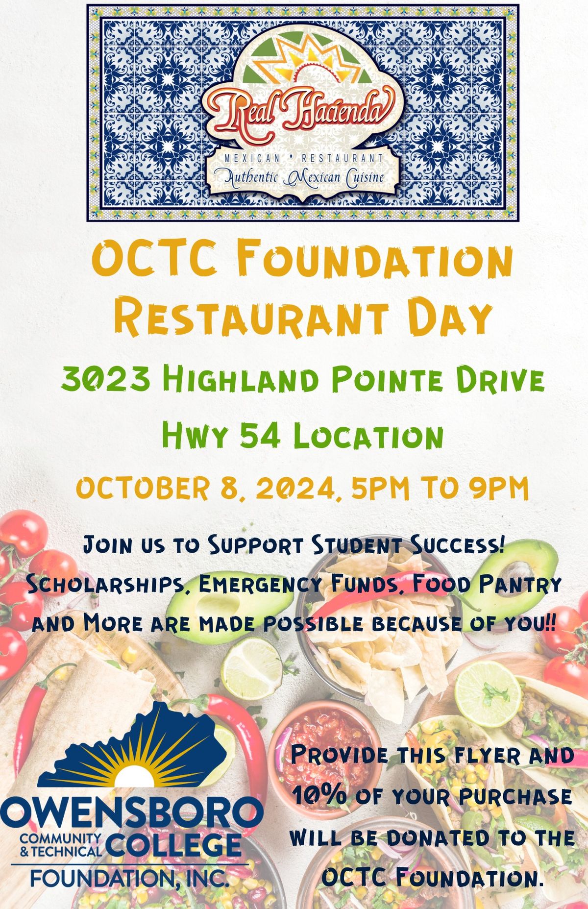 OCTC Restaurant Night at Real Hacienda