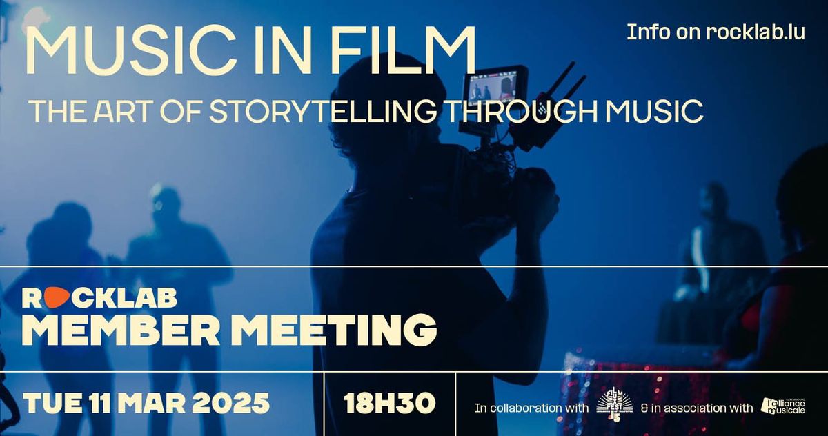 Music In Film: The Art of Storytelling Through Music \u2022 Rockhal, Luxembourg