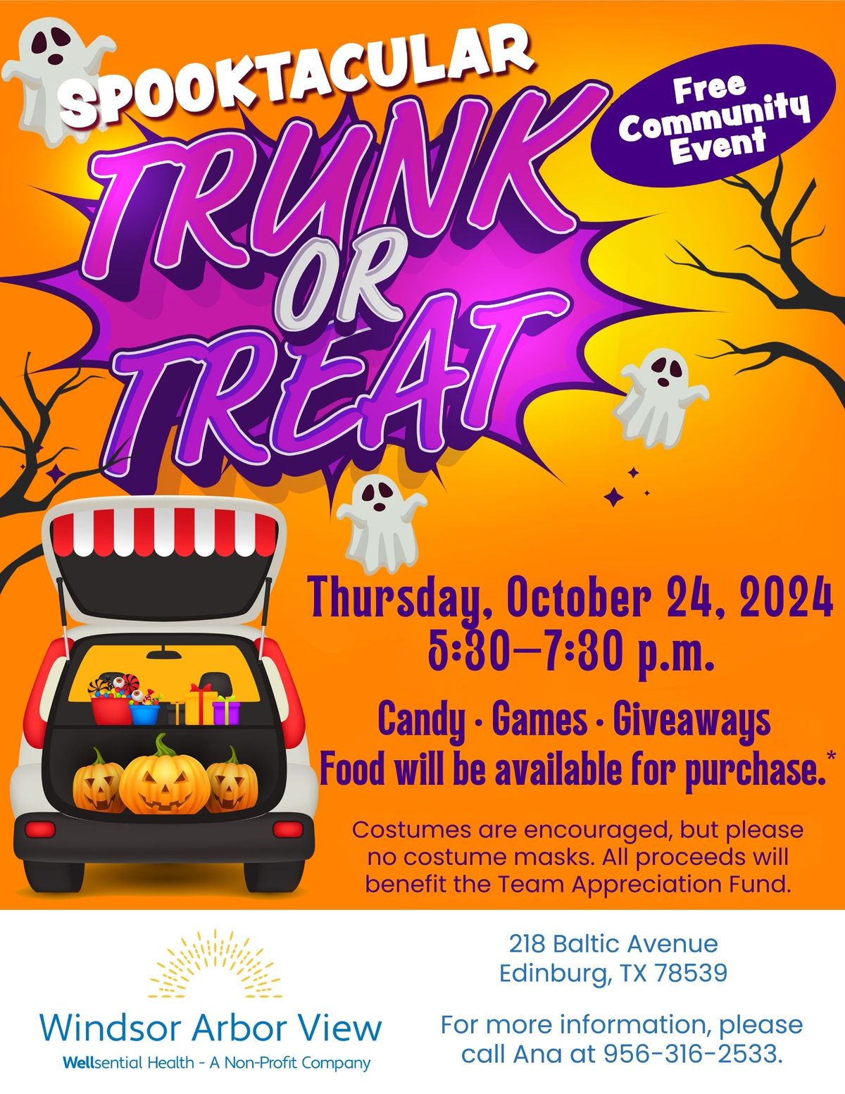 Community Trunk-or-Treat! \ud83c\udf83