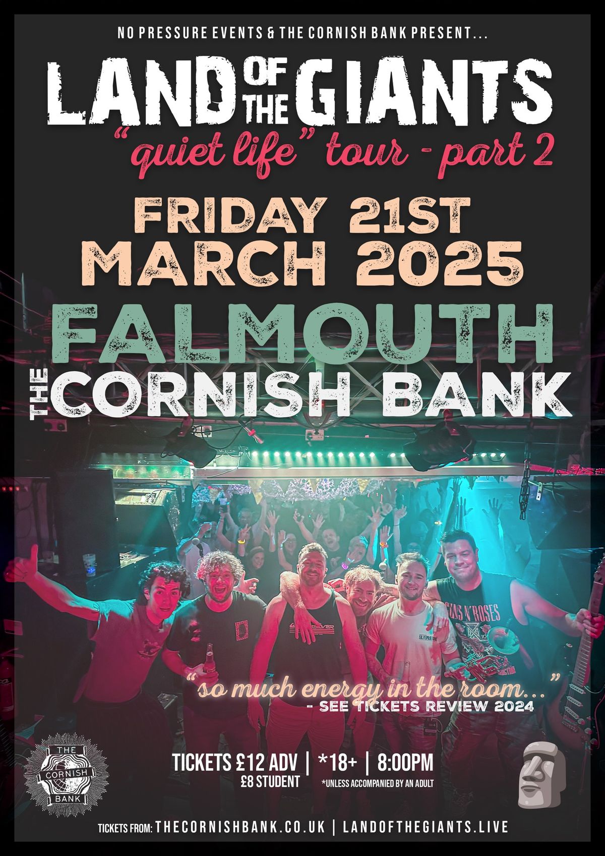 Land of the Giants @ The Cornish Bank, Falmouth - 21\/03\/25