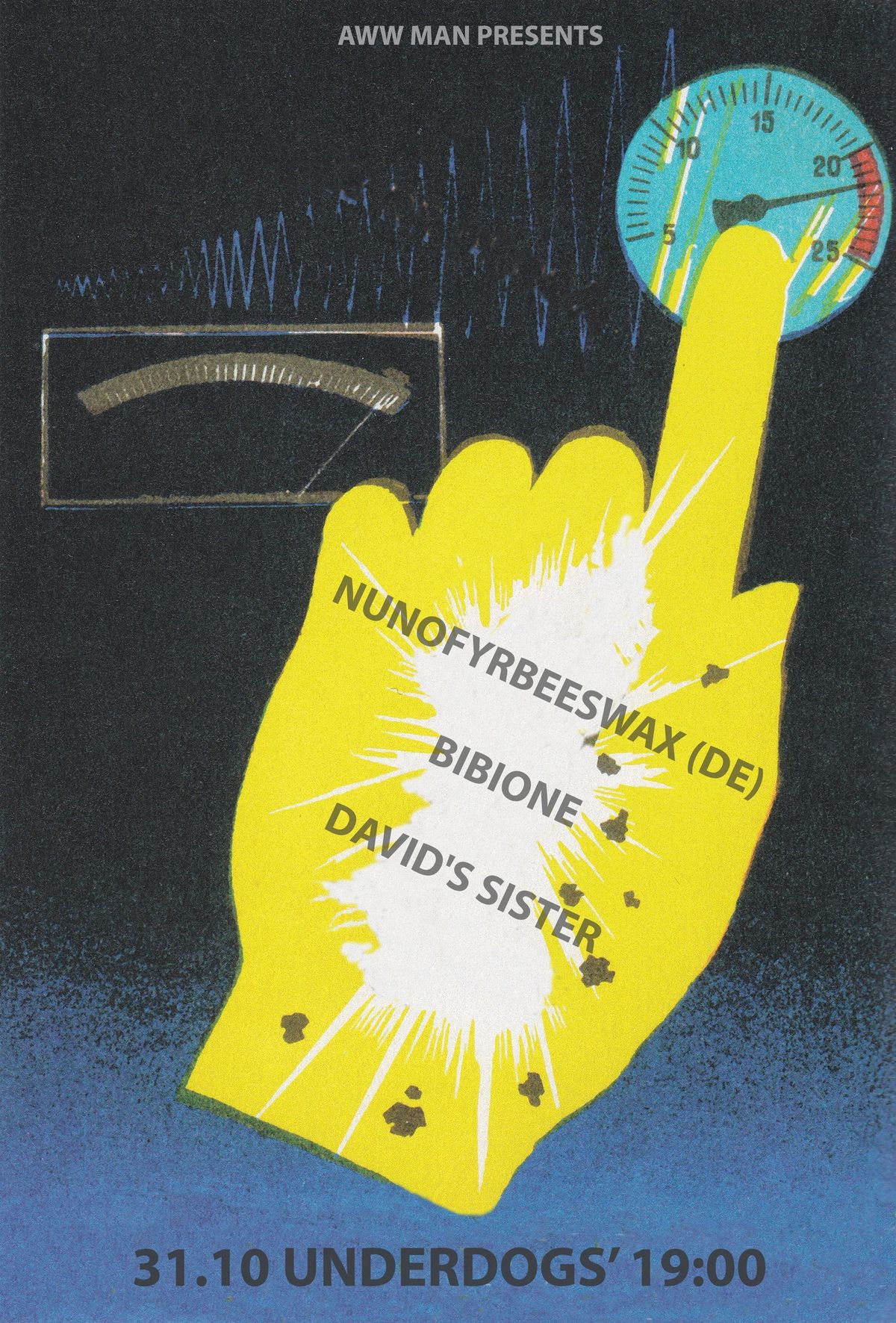 nunofyrbeeswax (garage post-punk DE) \/ Bibione \/ David's Sister