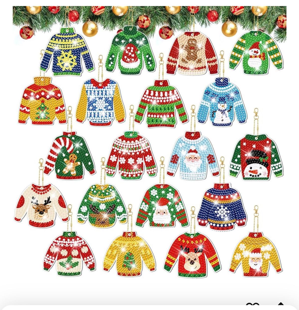 Ugly Sweater Ornaments!