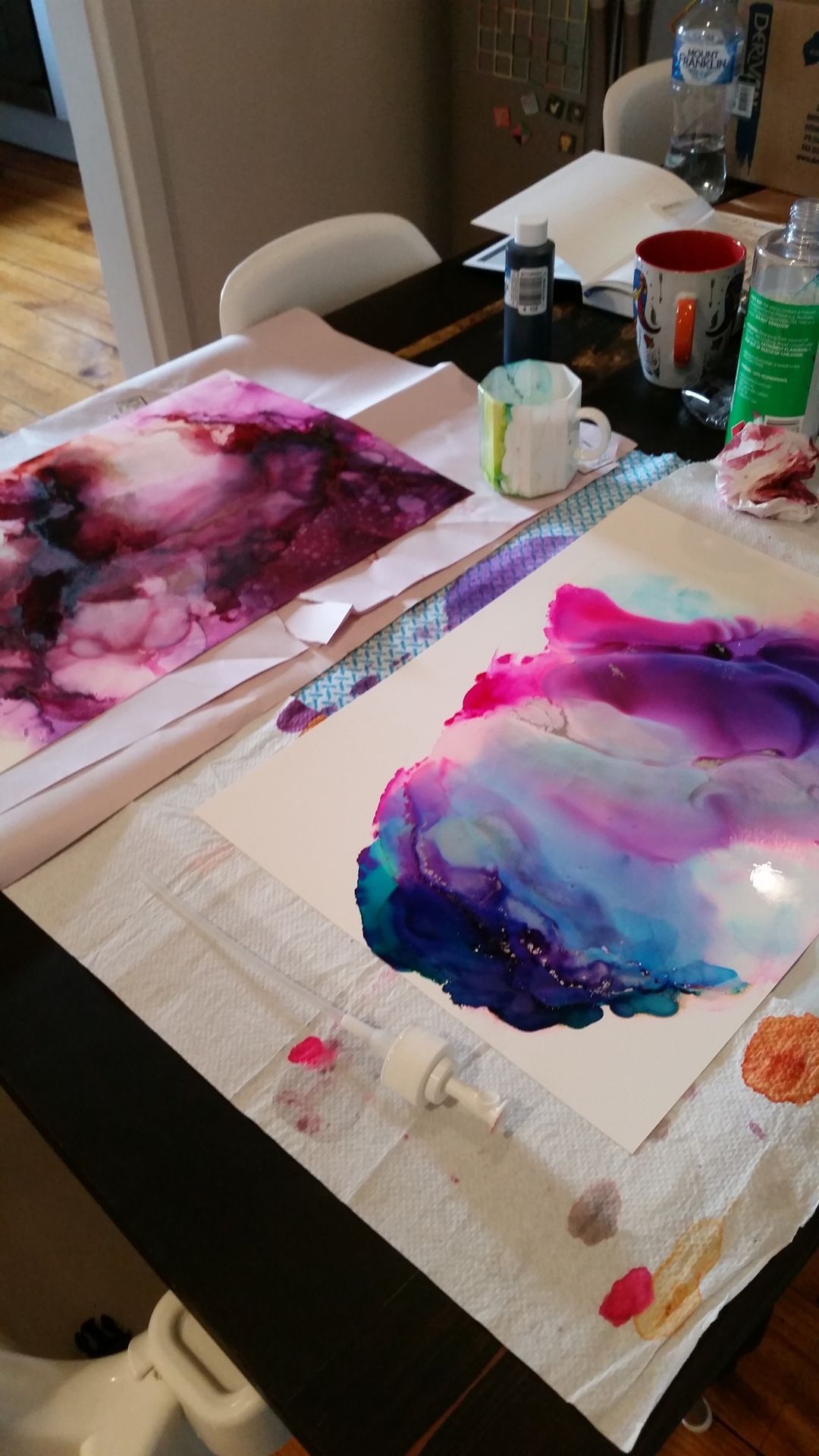 Alcohol Ink Art Workshop - create art and a planter!