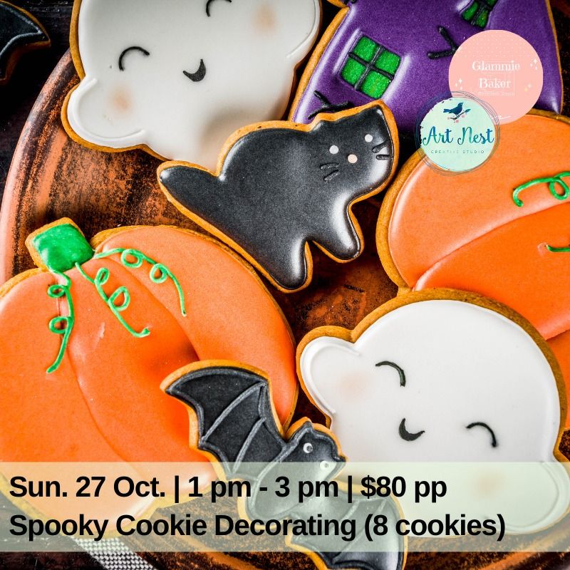 Spooky Cookie Decorating (8 cookies) 