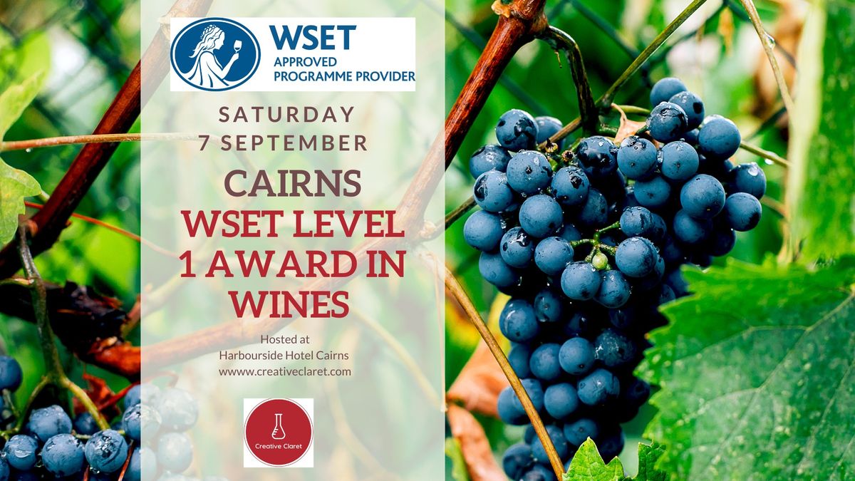 September WSET Level 1 Award in Wines 