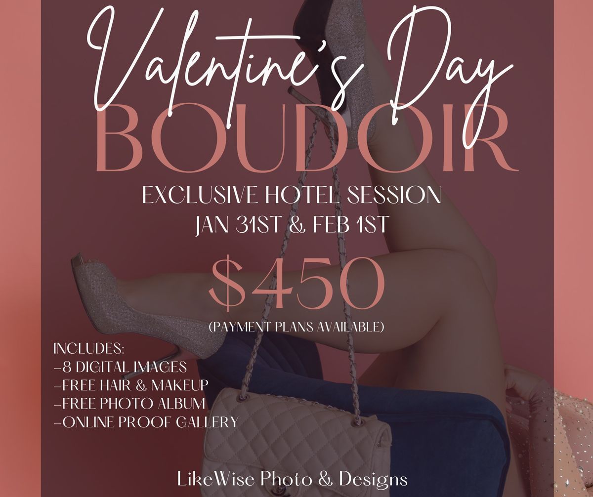 Luxury Valentine's Boudoir Shoot