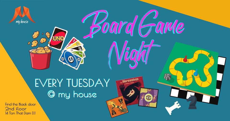 Board Game Night \/ Every Tuesday @ my house