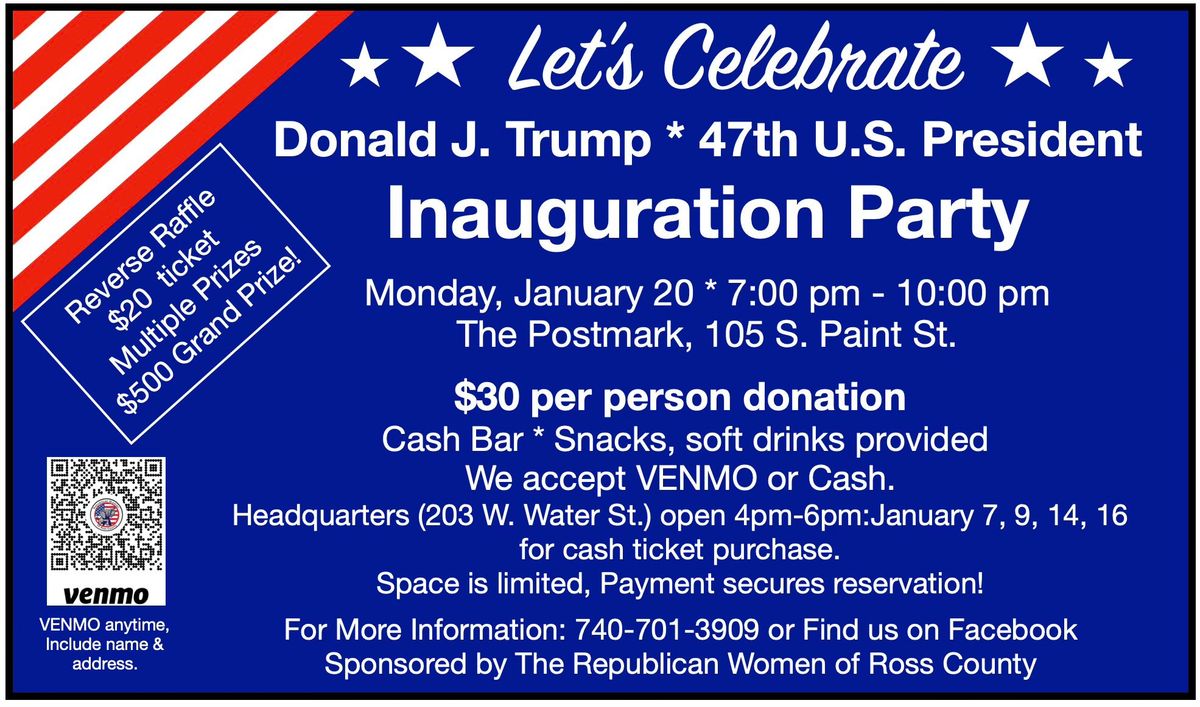 Inauguration Celebration