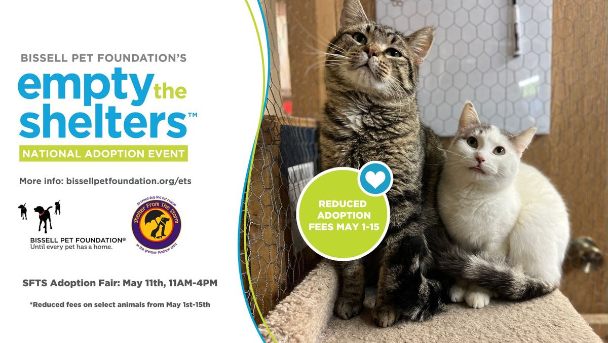 SFTS Empty the Shelter Adoption Event