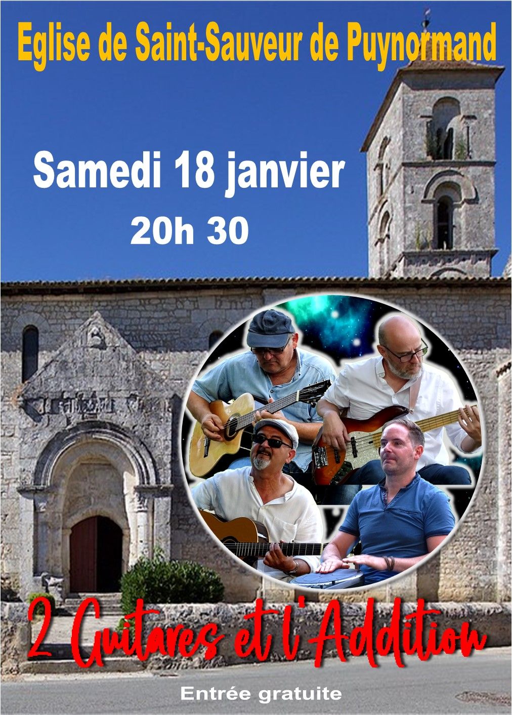 Concert Eglise de Saint-Sauveur de Puynormand