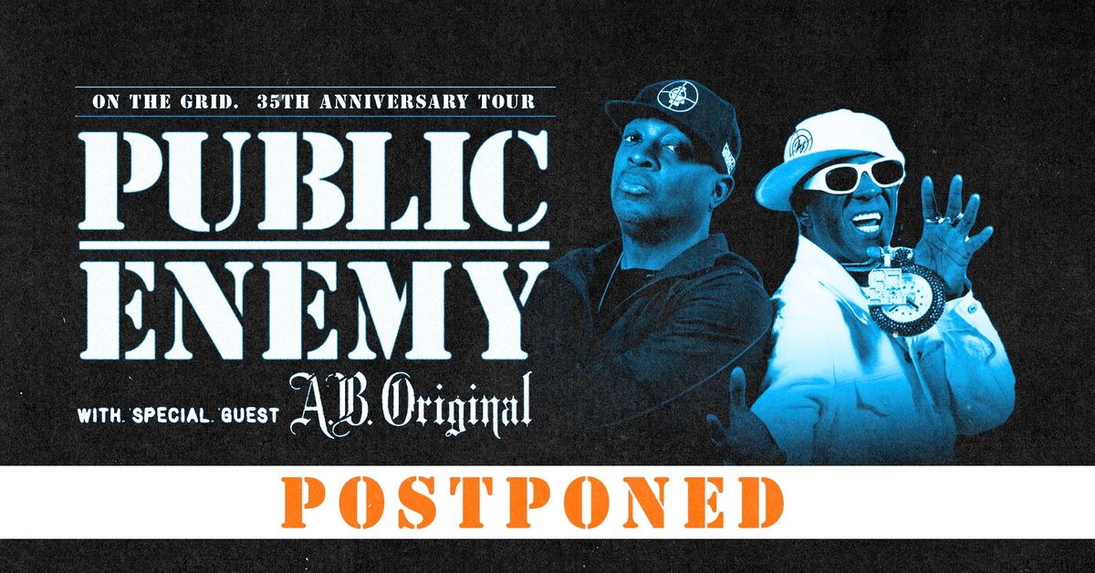 [POSTPONED] PUBLIC ENEMY \/\/ ON THE GRID 35TH ANNIVERSARY TOUR \/\/ MELBOURNE \/\/ ALL AGES