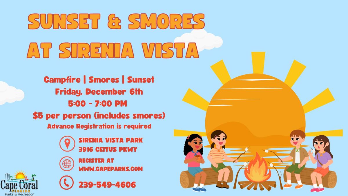 Sunset & Smores at Sirenia Vista 