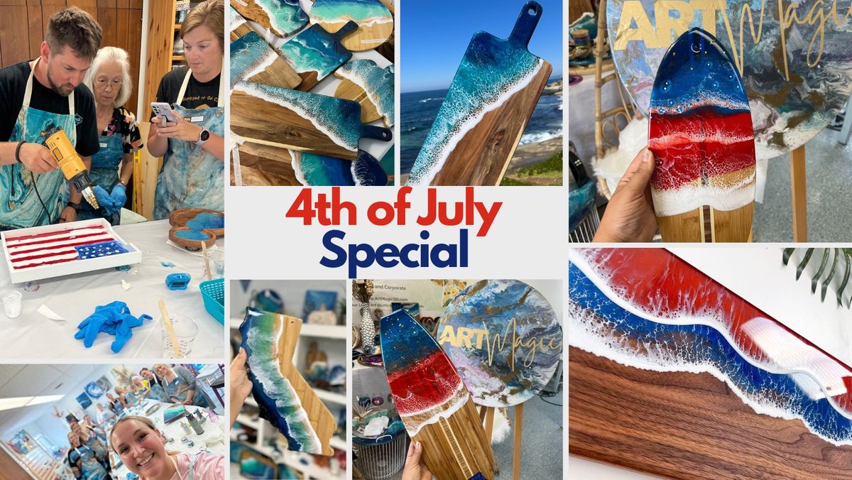 4th of July Special Ocean Cheeseboard