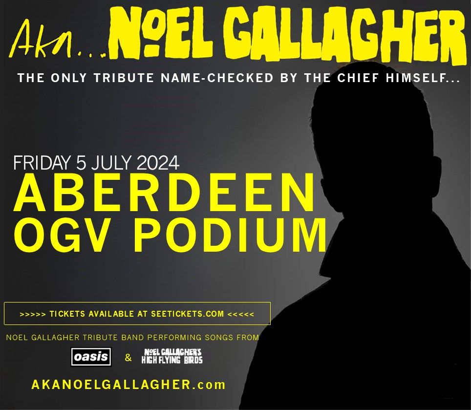 AKA Noel Gallagher at OGV Podium