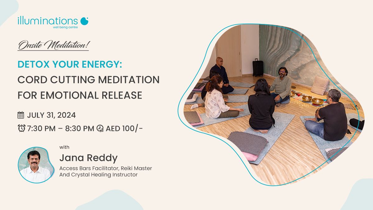 Onsite Meditation: Detox Your Energy: Cord Cutting Meditation for Emotional Release with Jana Reddy