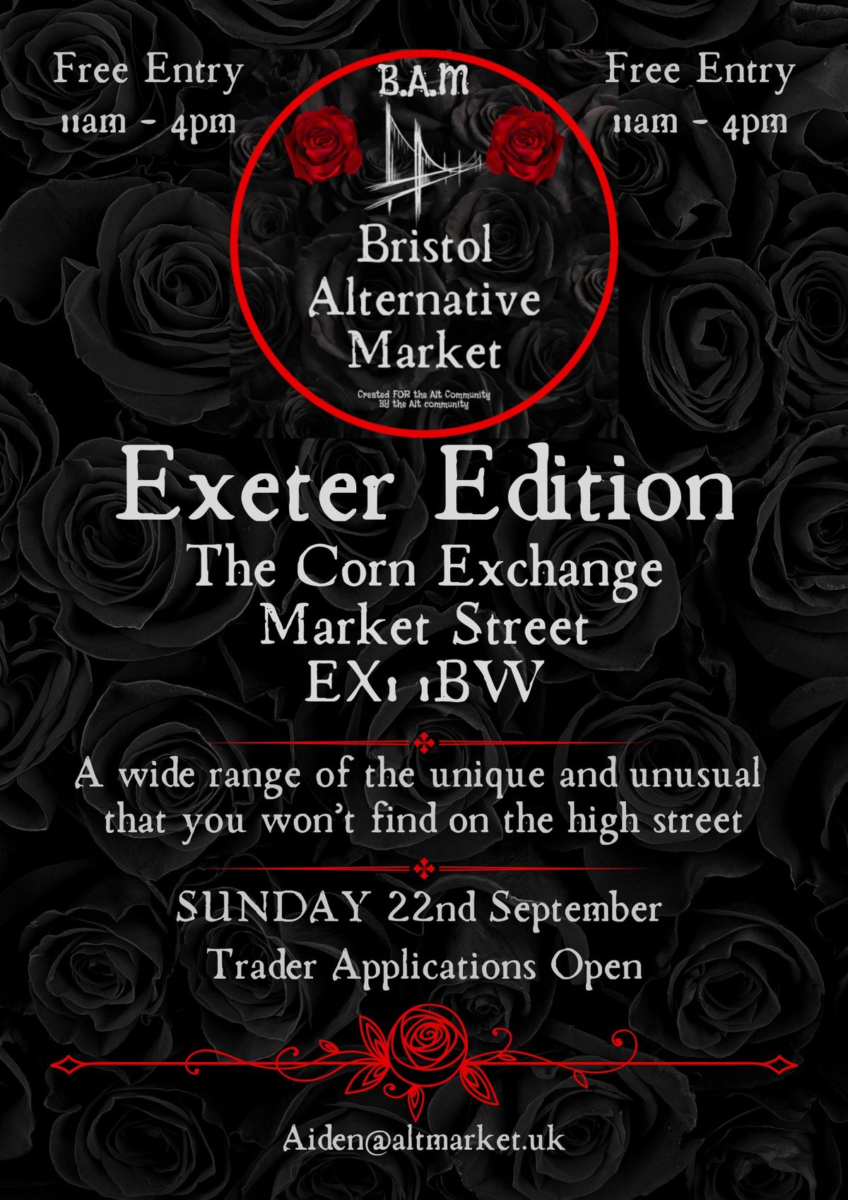 Exeter Edition - Bristol Alternative Market! September!