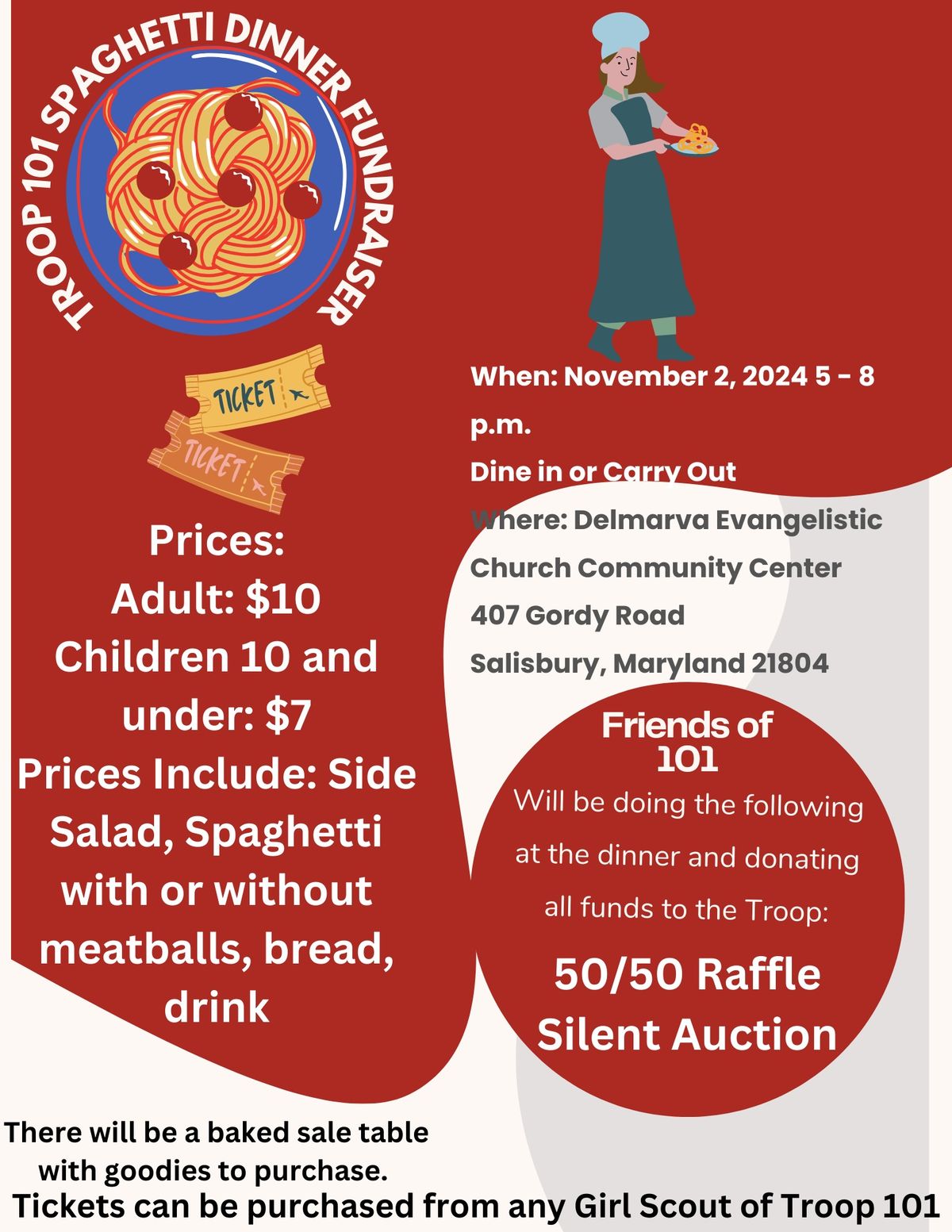 Spaghetti Dinner Fundraiser