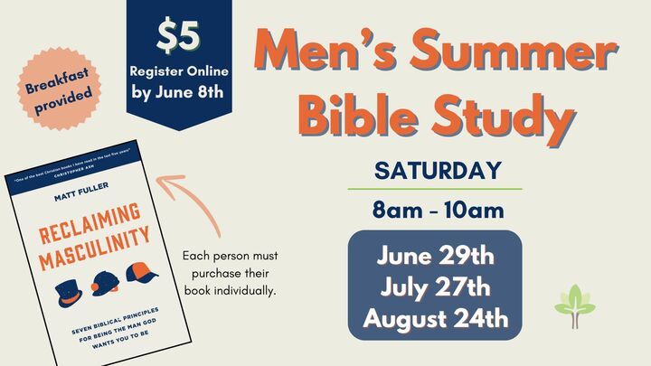 Men's Summer Bible Study