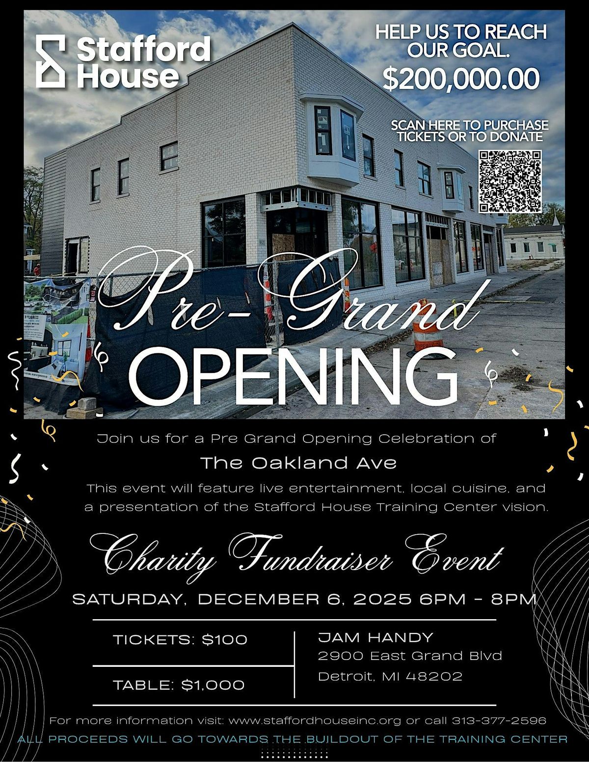 Stafford House Pre-Grand Opening Celebration & Fundraiser