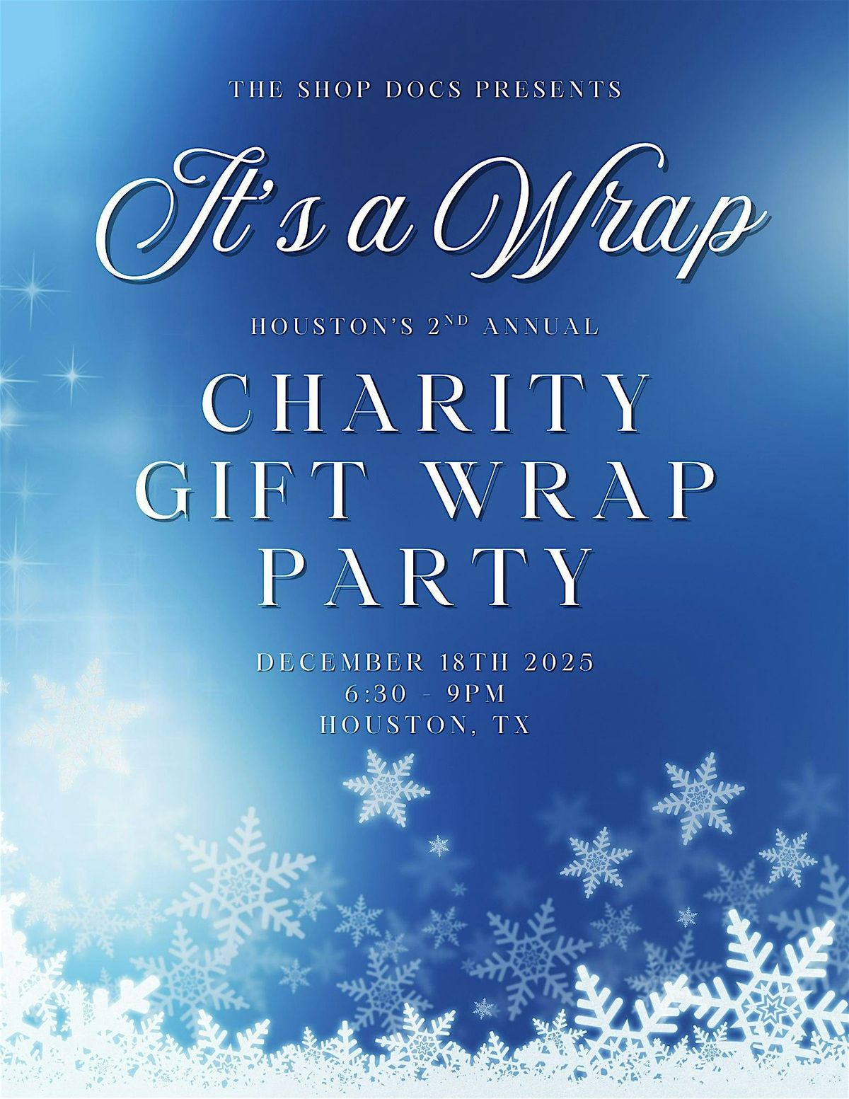 It's A Wrap! Houston's 2nd Annual Charity Gift Wrap Party
