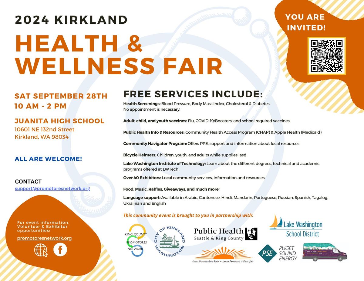 2024 Kirkland Health and Wellness Fair