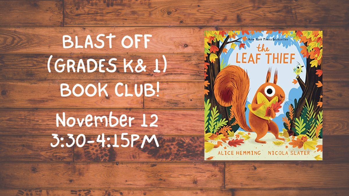 Grades K\/1 Book Club - NOVEMBER