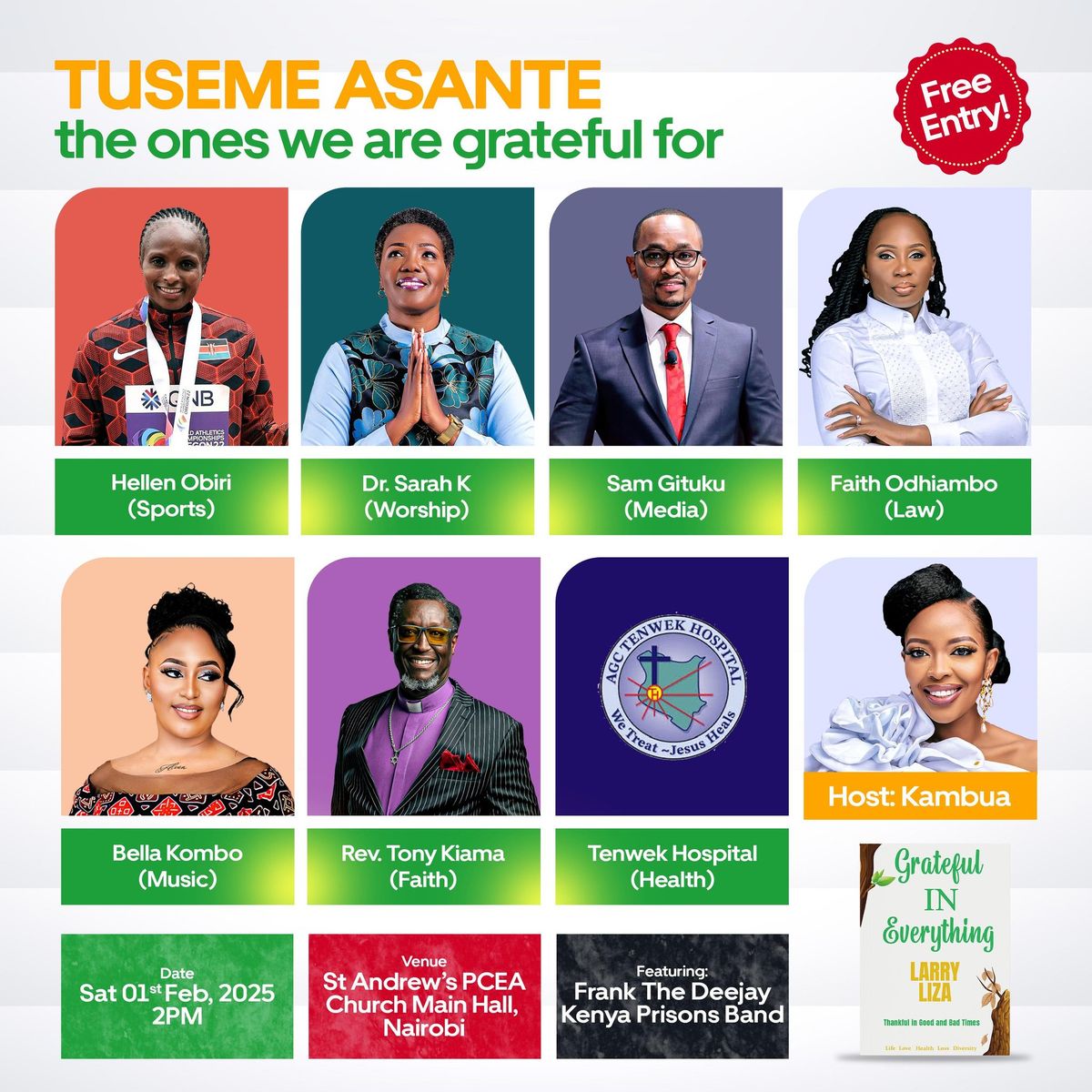 TUSEME ASANTE: to the ones we are grateful for as Kenyans!