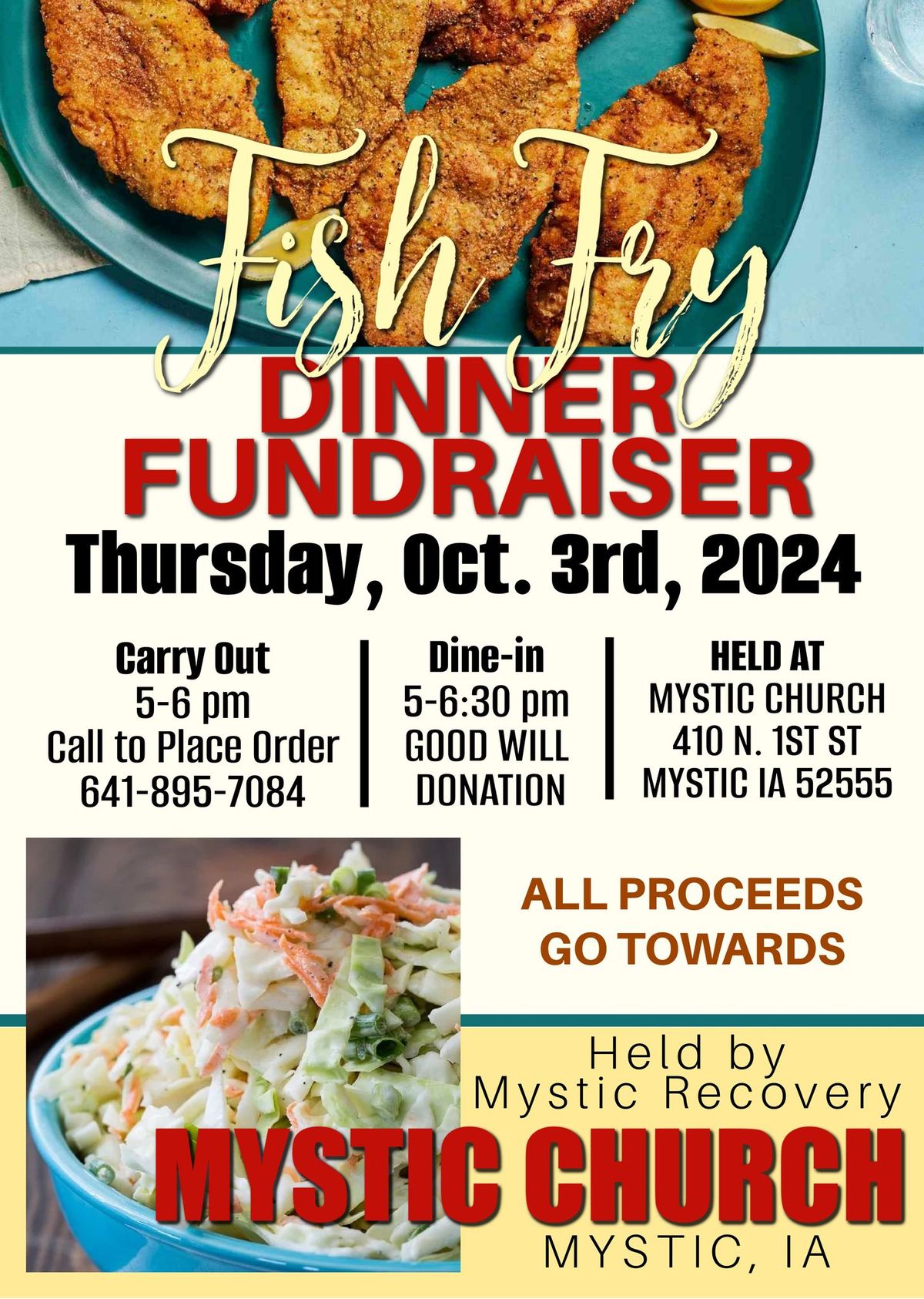 Fish Fry Dinner Fundraiser 