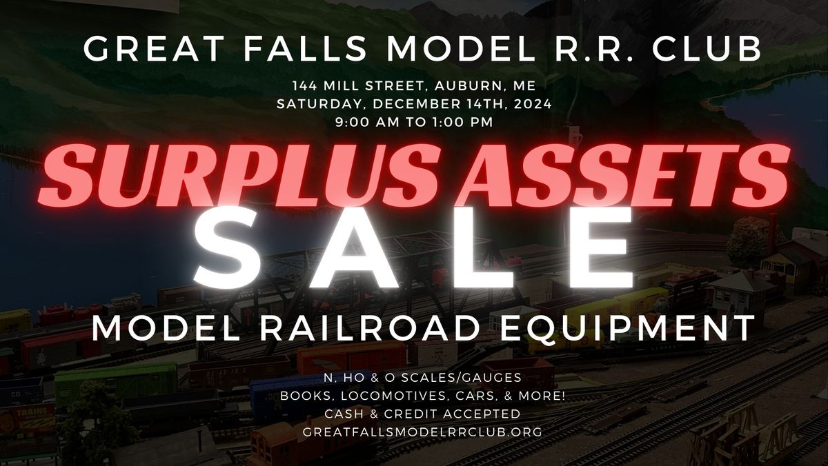 Surplus Assets Sale - December 2024