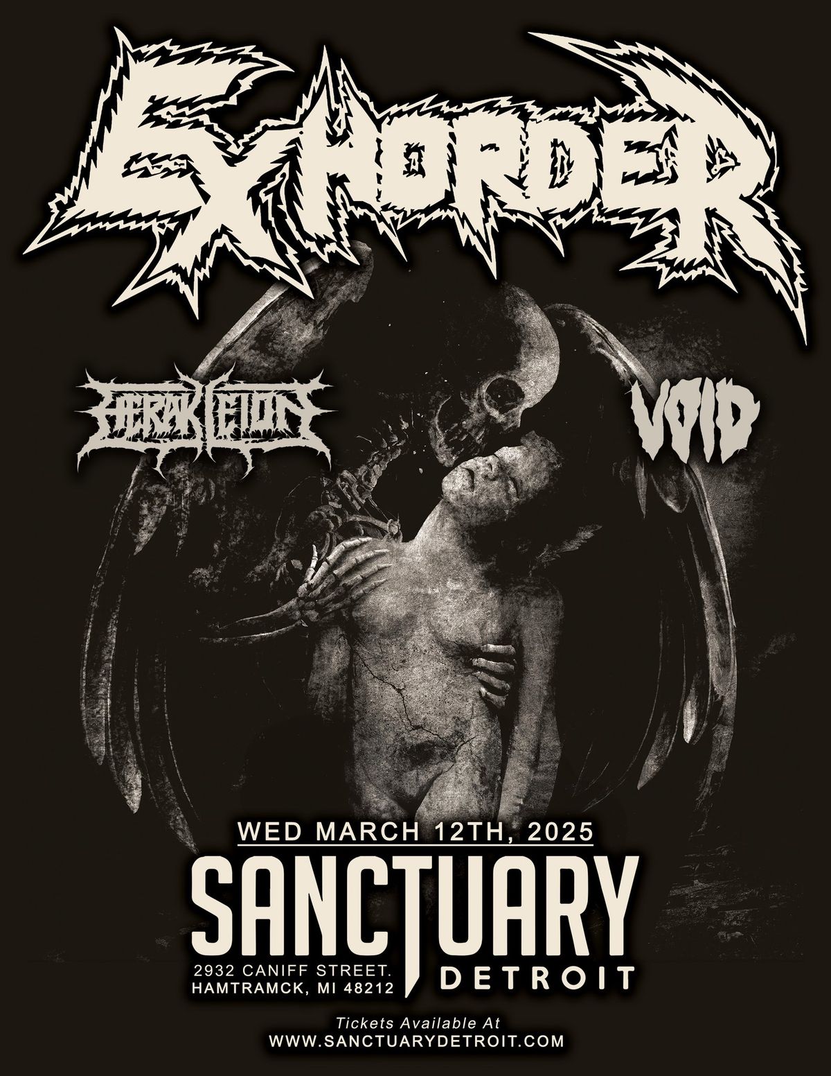 Exhorder, Void, Herakleion at The Sanctuary 3\/12\/25