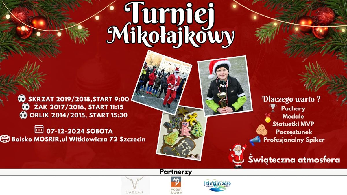 Turniej Miko\u0142ajkowy - Future Santa Cup 07.12.2024. Szczecin