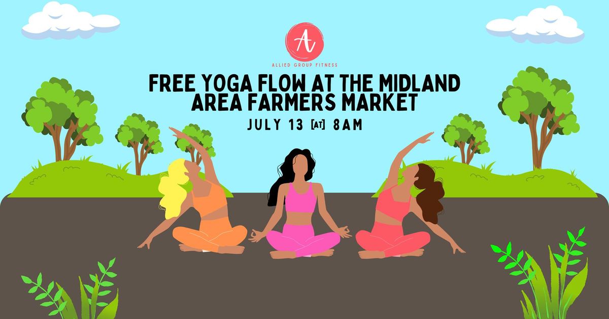 Free Yoga Flow at the Farmers Market