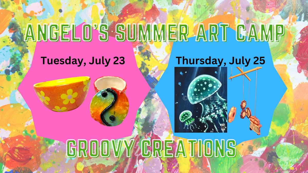 Summer Art Camp Week 8: Groovy Creations