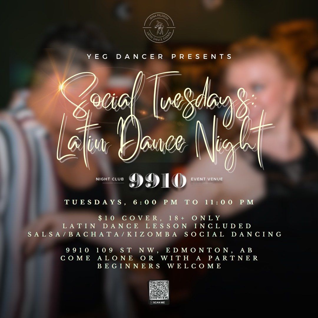 Social Tuesdays: Salsa Bachata Kizomba Zouk (SBKZ) Latin Dance Night