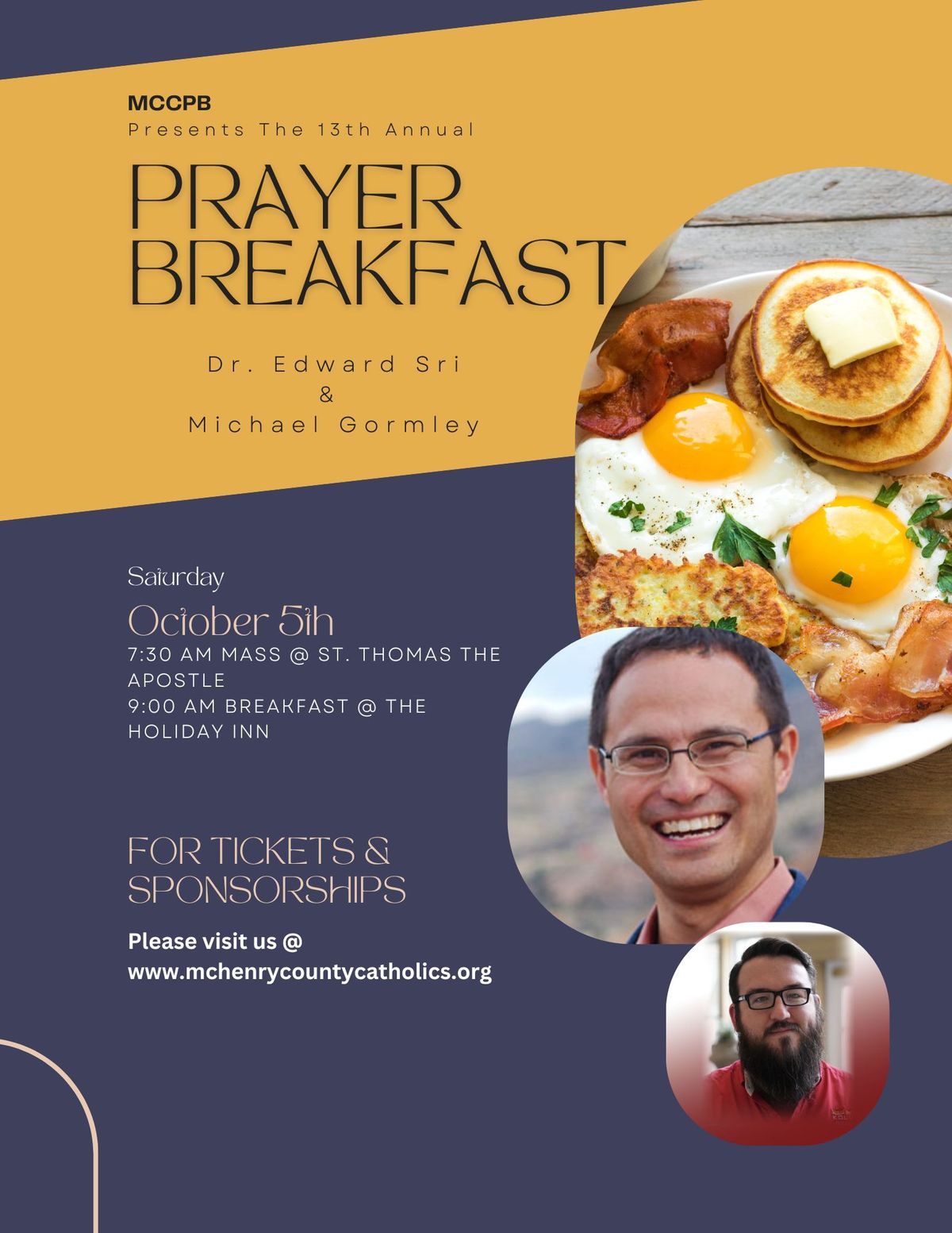 13th Annual McHenry County Catholic Prayer Breakfast