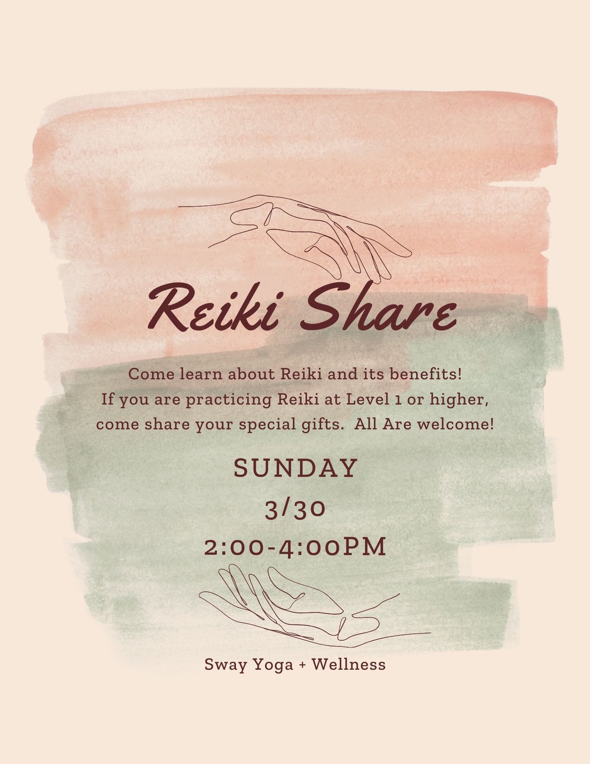 Reiki Share w\/ Sue Nichols