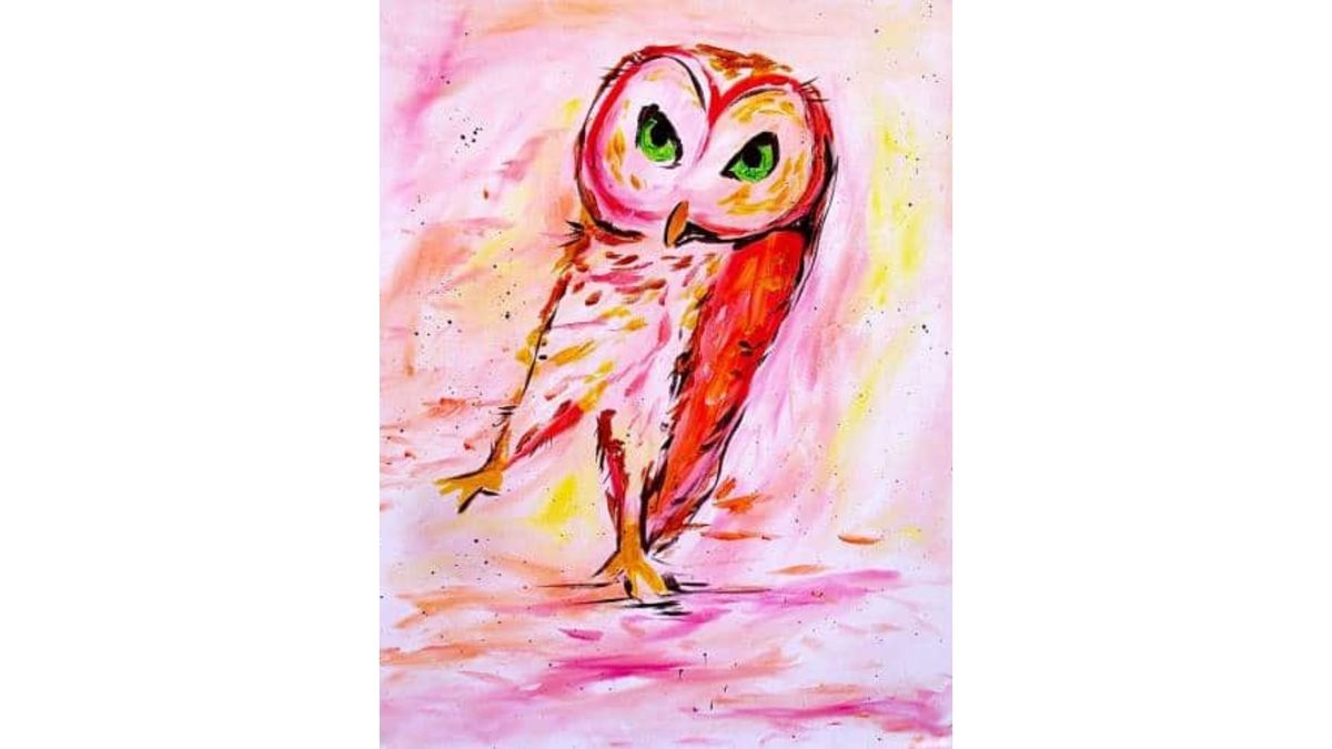 Hug an Owl | Paint and Sip Lansing | Mimosa Refills