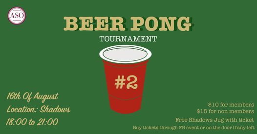 ASO Beer Pong Tournament #2