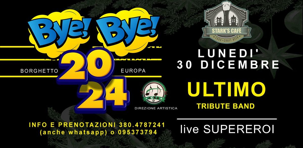 \ud83d\udfe1 ULTIMO tribute \ud83d\udfe1live SUPEREROI \u2b1b\ufe0fSTARK'S CAFE' - Borghetto Europa